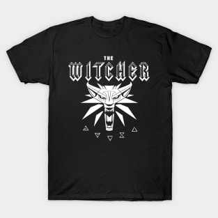 The Witcher - Rock style - white T-Shirt